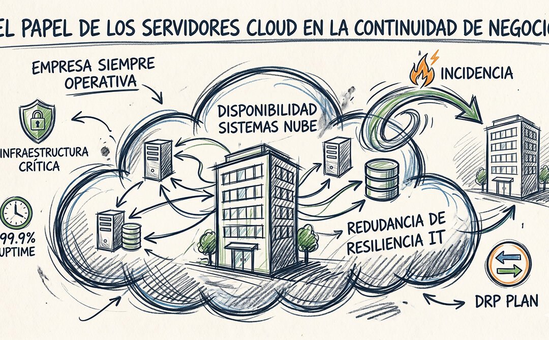 El papel de los servidores cloud en la continuidad de negocio